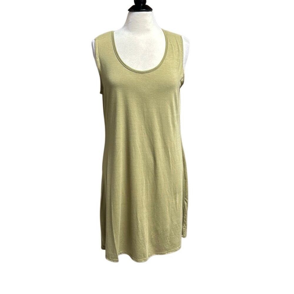 Liberty Love Women’s Olive Sleeveless Dress Size XL NEW